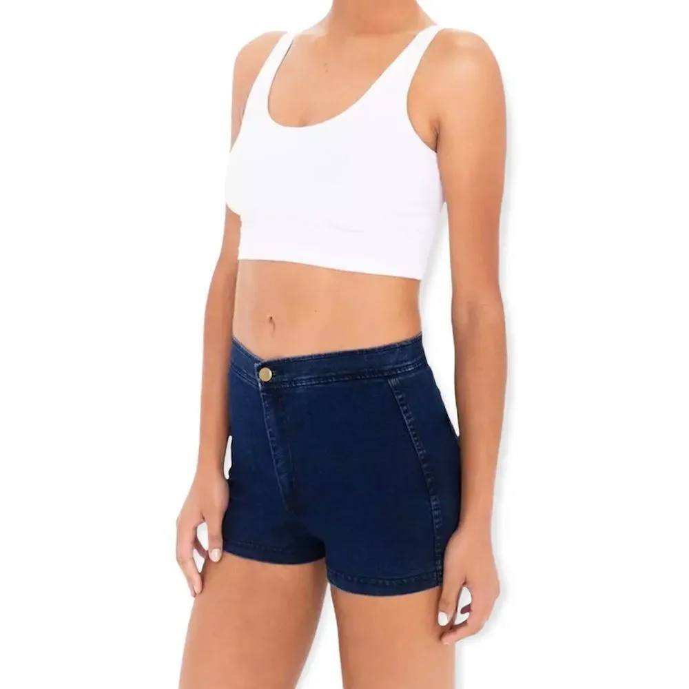 🔃High Waisted Aili Artisan Jeans Denim Shorts